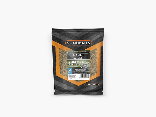 SONUBAITS – MARINE GREEN STIKY METHOD PELLETS 2MM 650g