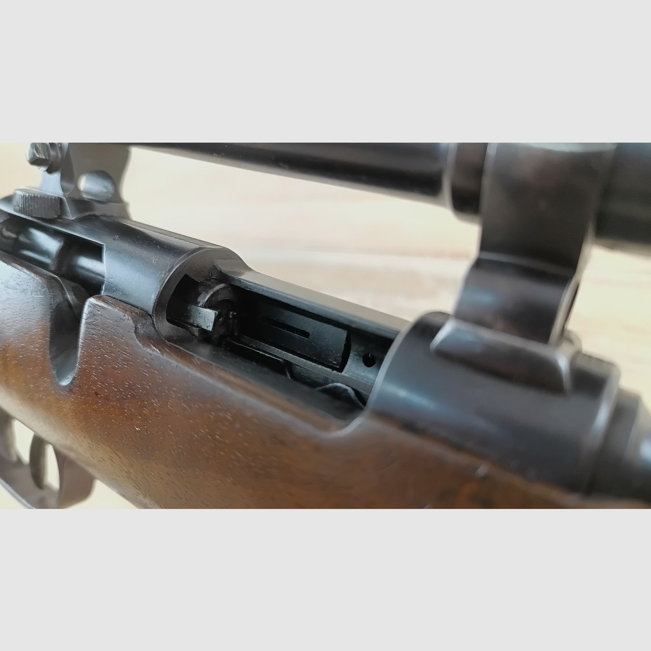 Repetierbüchse Ziegenhahn und Diem (Zi-Di-Büchse D.R.G.M), Kal. 5,6x35R, Vierling *mit ZF Kahles Mignon*