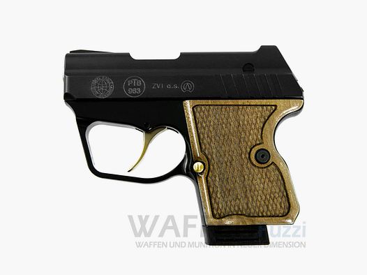 Staal Arend Goud Schreckschusspistool Kaliber 9mm P.A.K. 6 Schoten