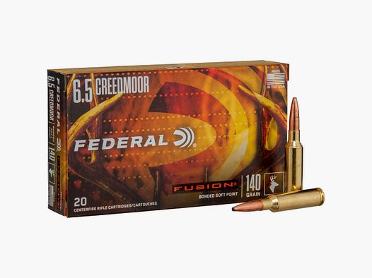 Federal Ammunition 6.5 Creedmoor Fusion 9.1g/140grs.