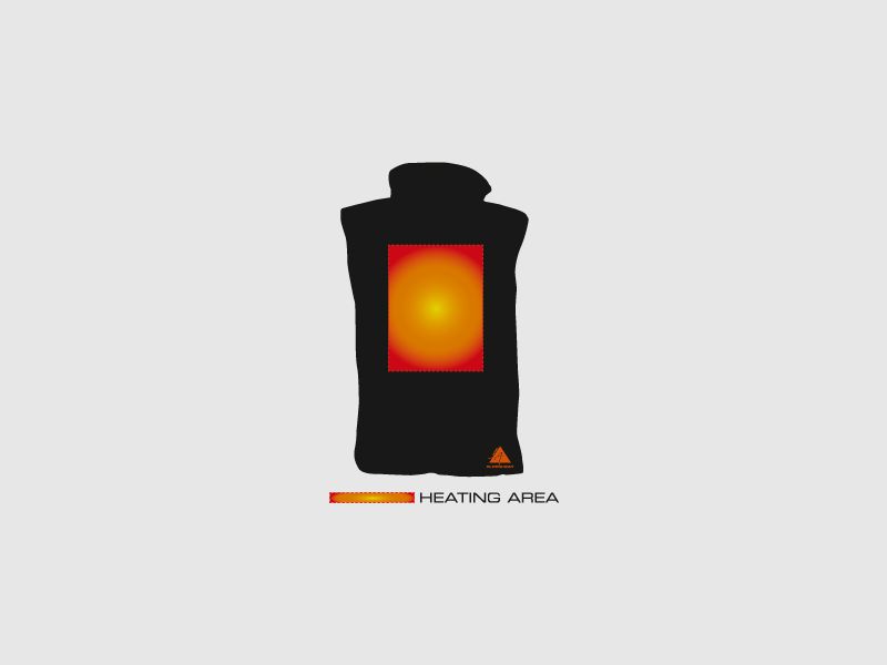 Alpenheat Verwarmd Soft Shell vest, billede 2 af 4