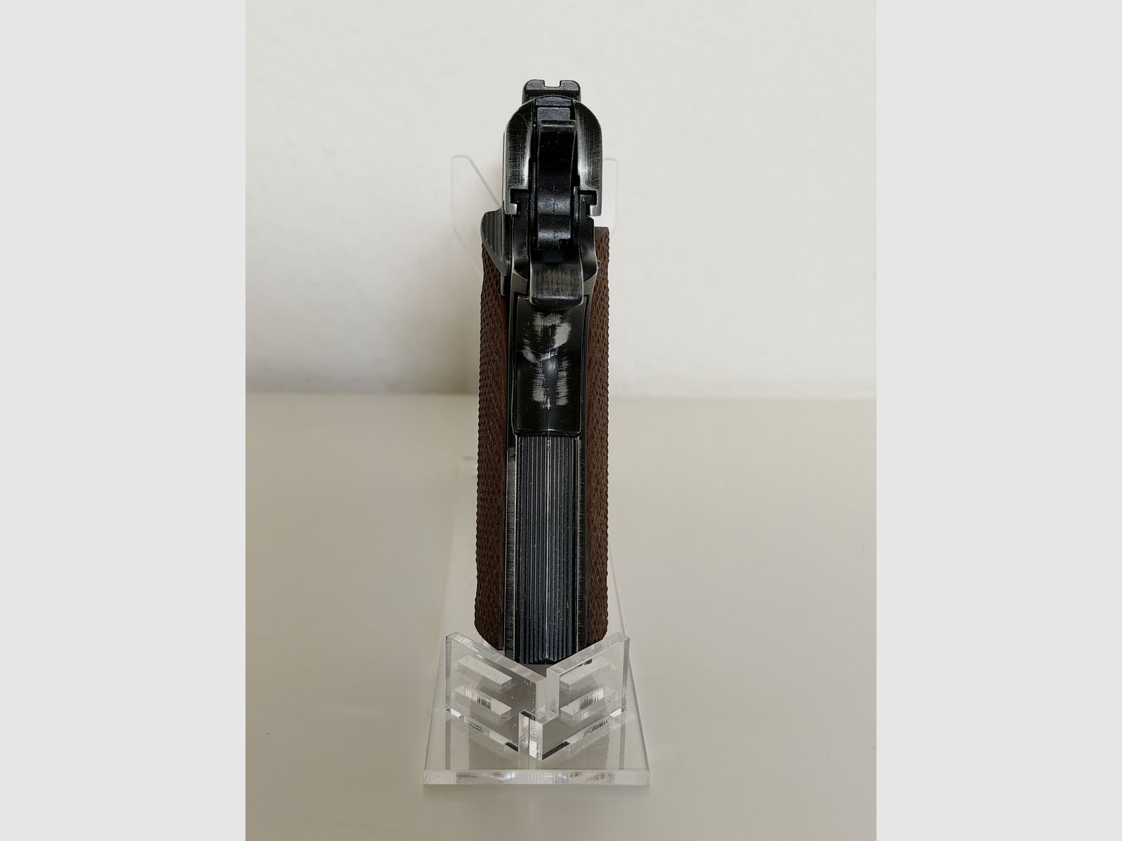 Colt Government 1911 A1 pistola a salve 9 mm P.A.K finitura antica con impugnature in legno NUOVA