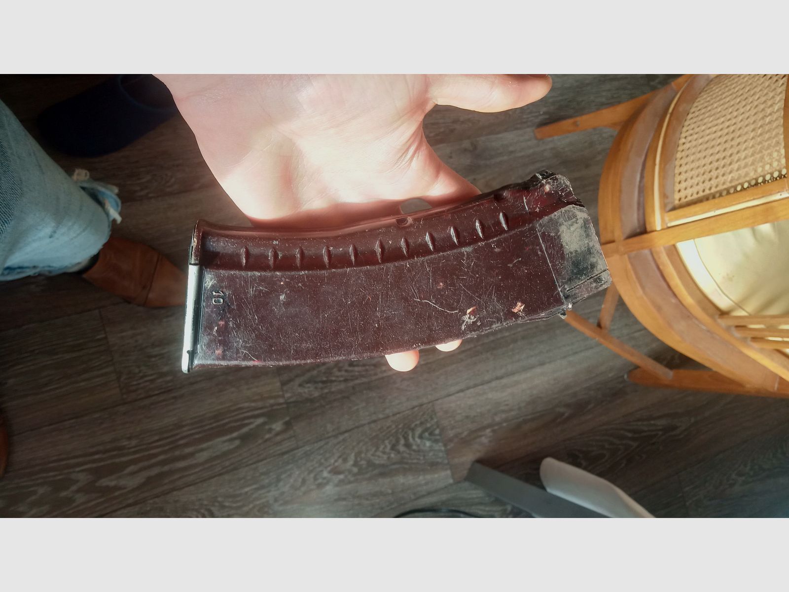 Original Russisches AK74 Tula Plum Deko Magazin (unbrauchbar/deaktiviert) // CCCP / Yunker