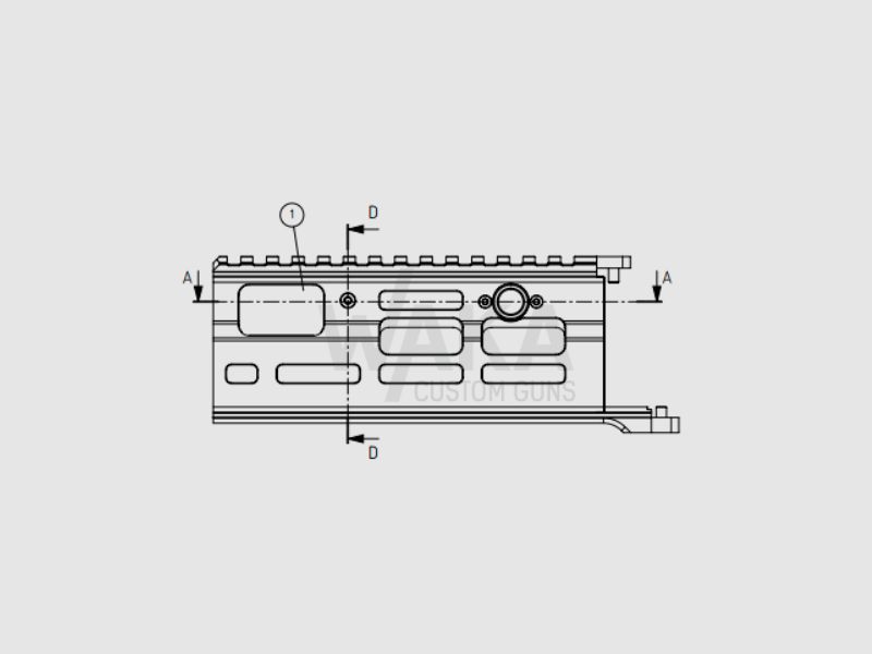B&T M-Lock Handschutz "Extended" zu B&T APC300