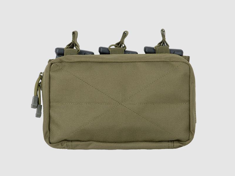 MOLLE Triple Rifle Mag/GP Pouch - Olive [8FIELDS]