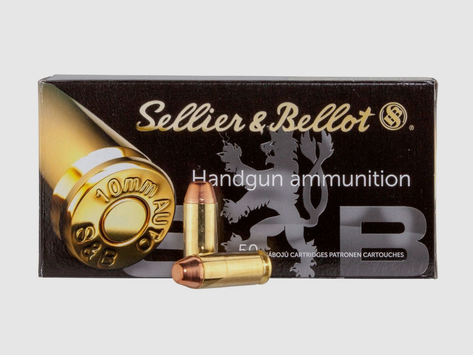 Sellier & Bellot 191531 10 mm Auto Vollmantel 11,7g 180grs. 50 Stk.