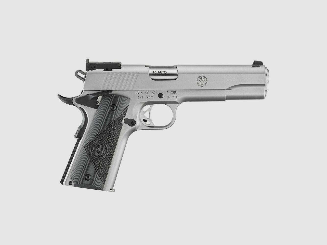 Ruger SR1911 TARGET .45 AUTO 5"/12.7CM LOW-GLARE STAINLESS