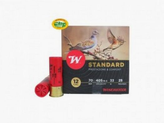 WINCHESTER cartridges STANDARD cal.12 gr.33 pb.8
