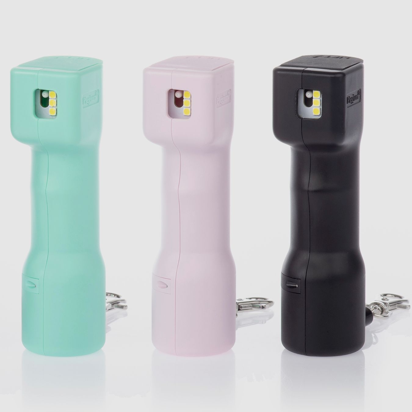 Plegium Smart Pepper Spray - Schrillalarm,GPS,schwarz