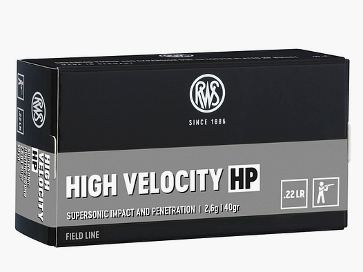 RWS High Velocity HP Kal. 22 lfb. - 2,6g / 40gr