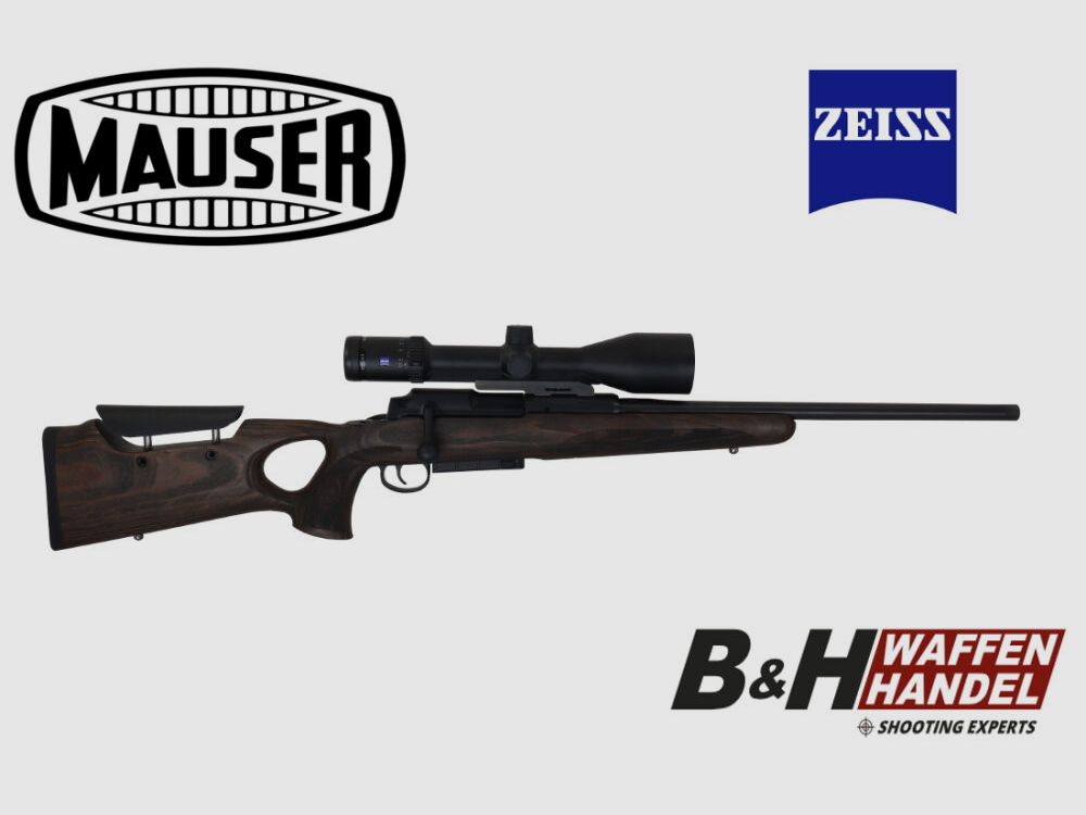 Mauser 25 Max Lochschaft Komplettpaket Zeiss V6 2,5-15x56