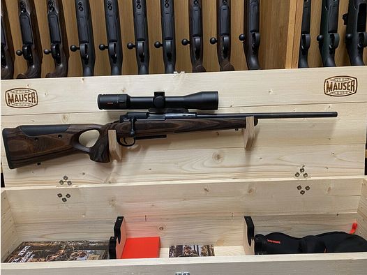 Mauser 25 Max, with Minox RS-4 2.5-10x50, with rail