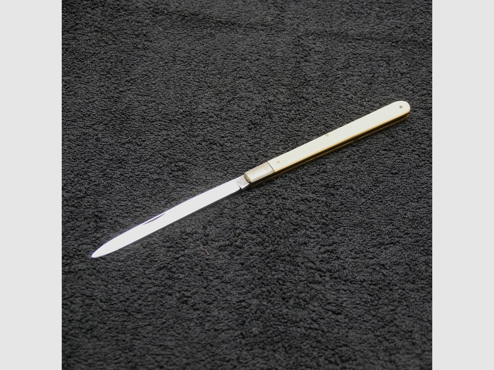 Klappmesser ED. Wüsthof Solingen Dreizack Wurstprobiermesser Rostfrei vintage