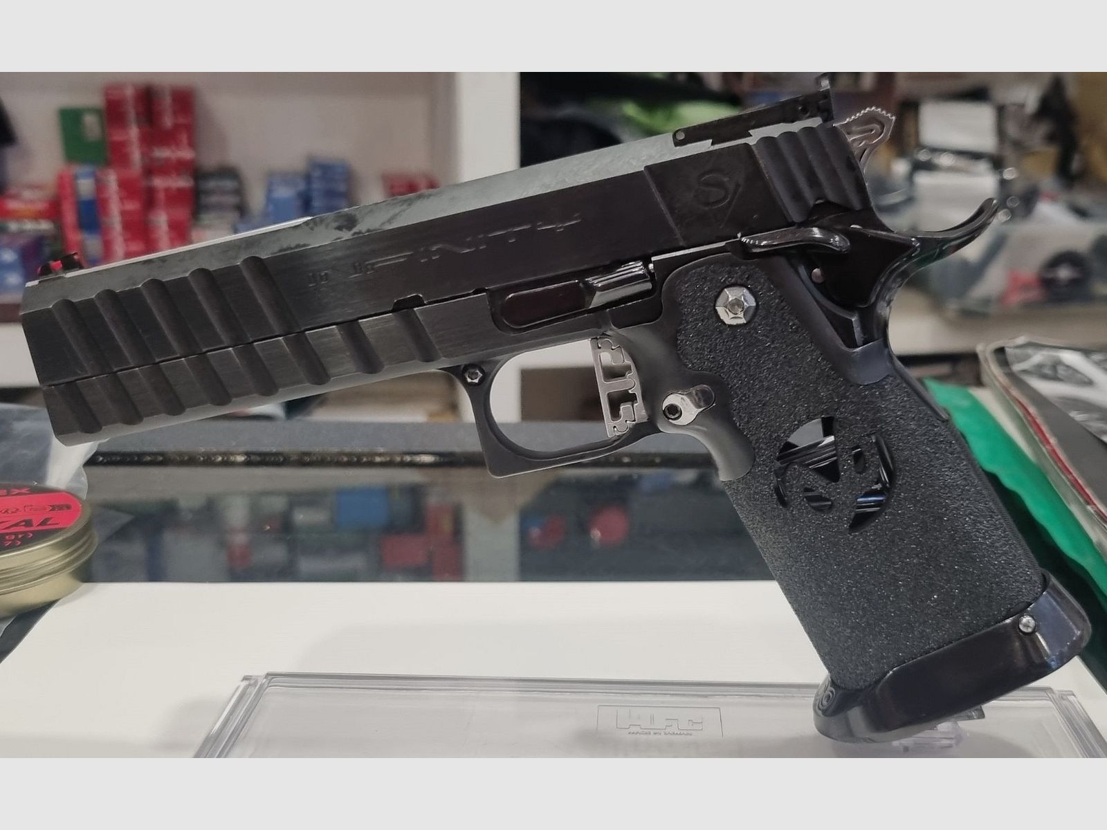 PISTOLE SVI INFINITY CAL. 45ACP CUSTOM (linkshändige Version) GEBRAUCHT – VERKAUFT