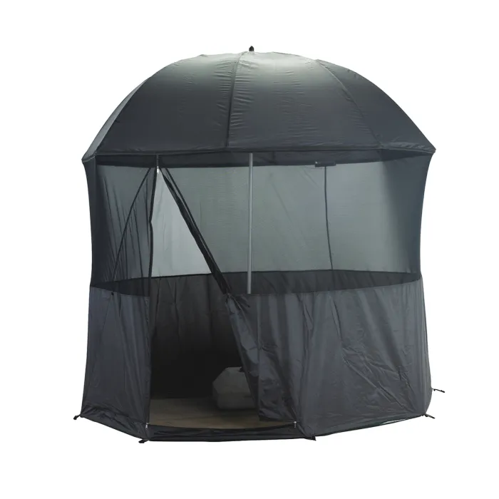 Behr parasol tent - 2,5m diameter - 360° insect net - Donkergroen