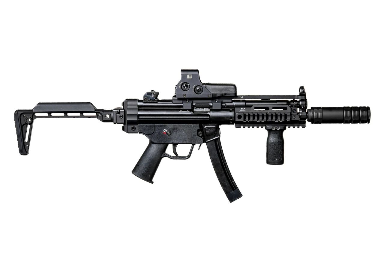 MIDWEST INDUSTRIES Minimalistic Side Folding Picatinny Stock FDE, image 3 of 4