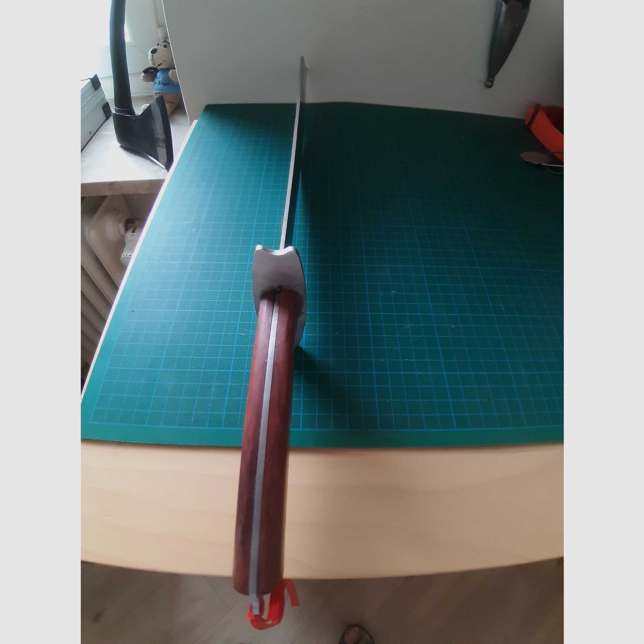 NOUVEAU Couteau de brousse chinois en forme de dragon, tranchant et la lame est double face avec un motif de dragon gravé