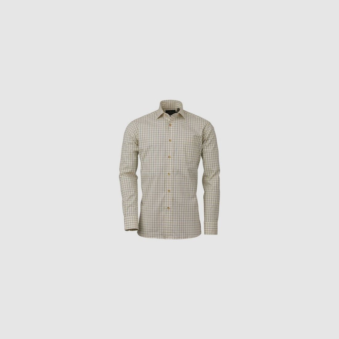 Laksen Herren Hemd Nick Sporting Stretch Brownie/Cornflower M