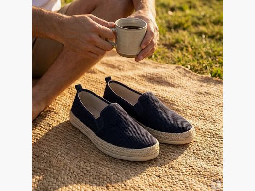 Espadrilles Herren marineblau - Komfort und Eleganz