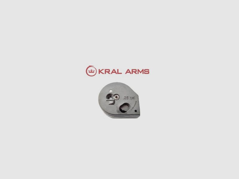Chargeur KRAL, noir. Carabines PCP cal. 6,35 mm.