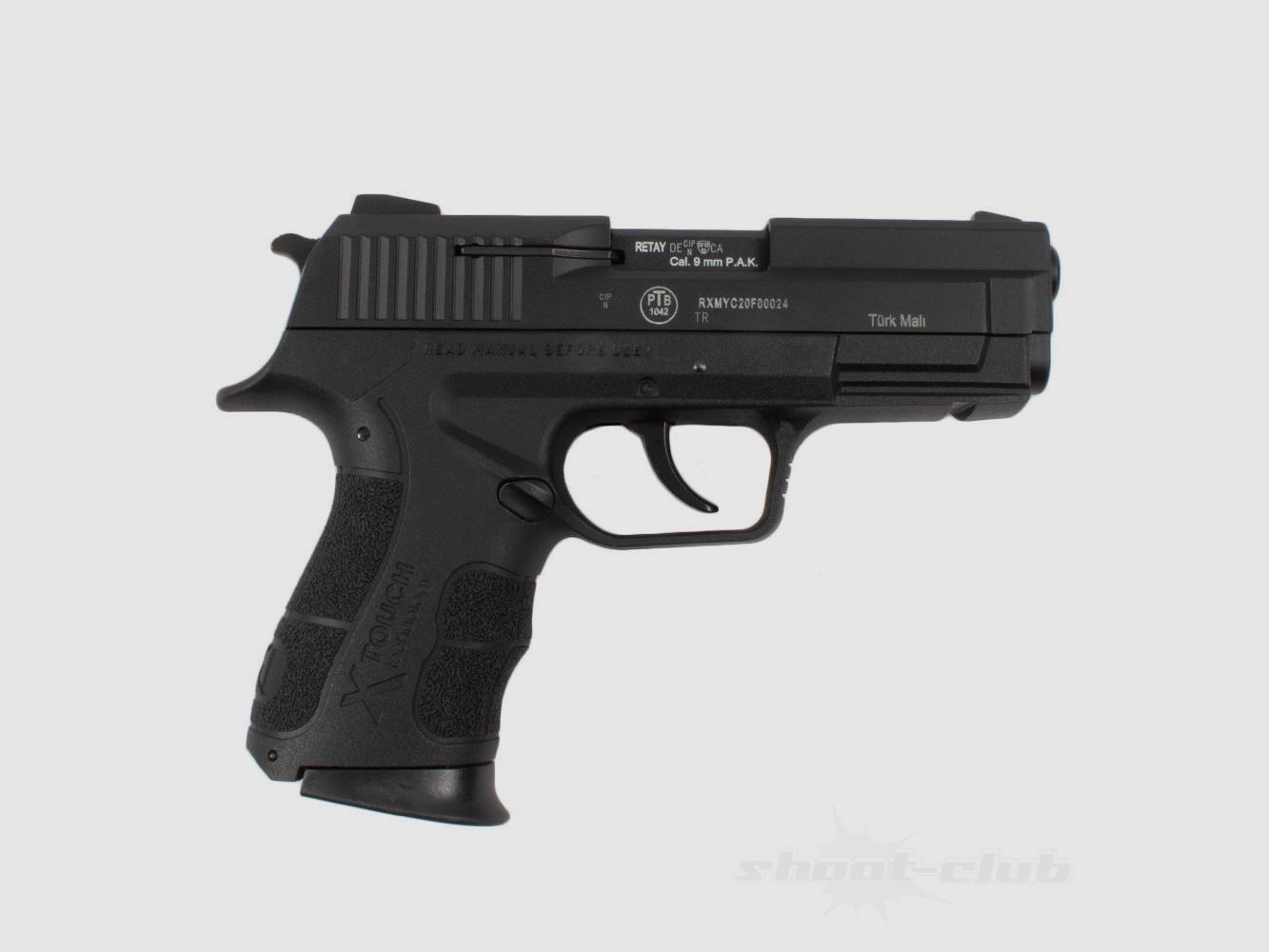 Retay X TREME Schreckschusspistole Schwarz 9 mm PAK