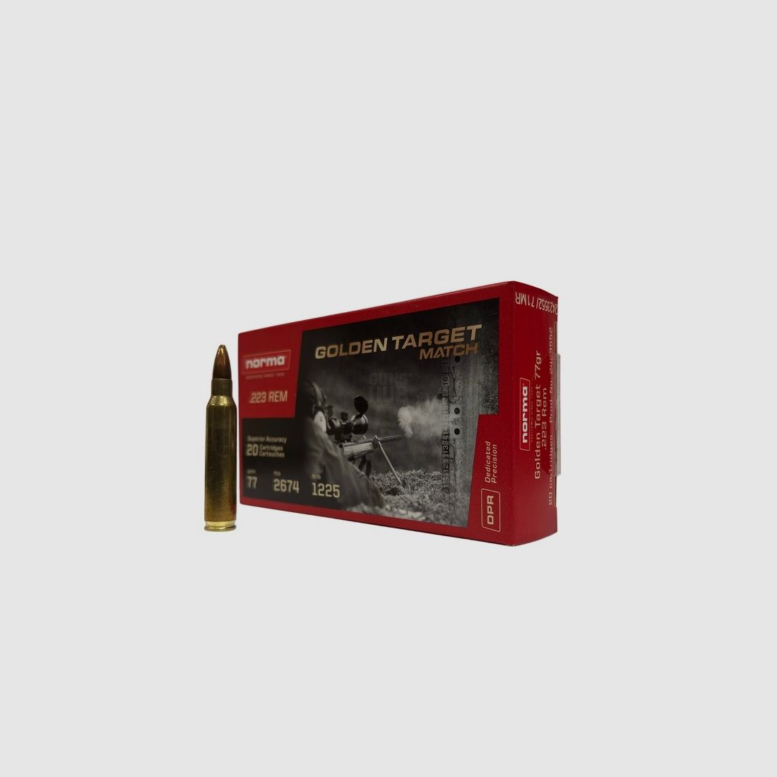 Amunicja Norma 223 Rem Match HPBT 5g/77gr
