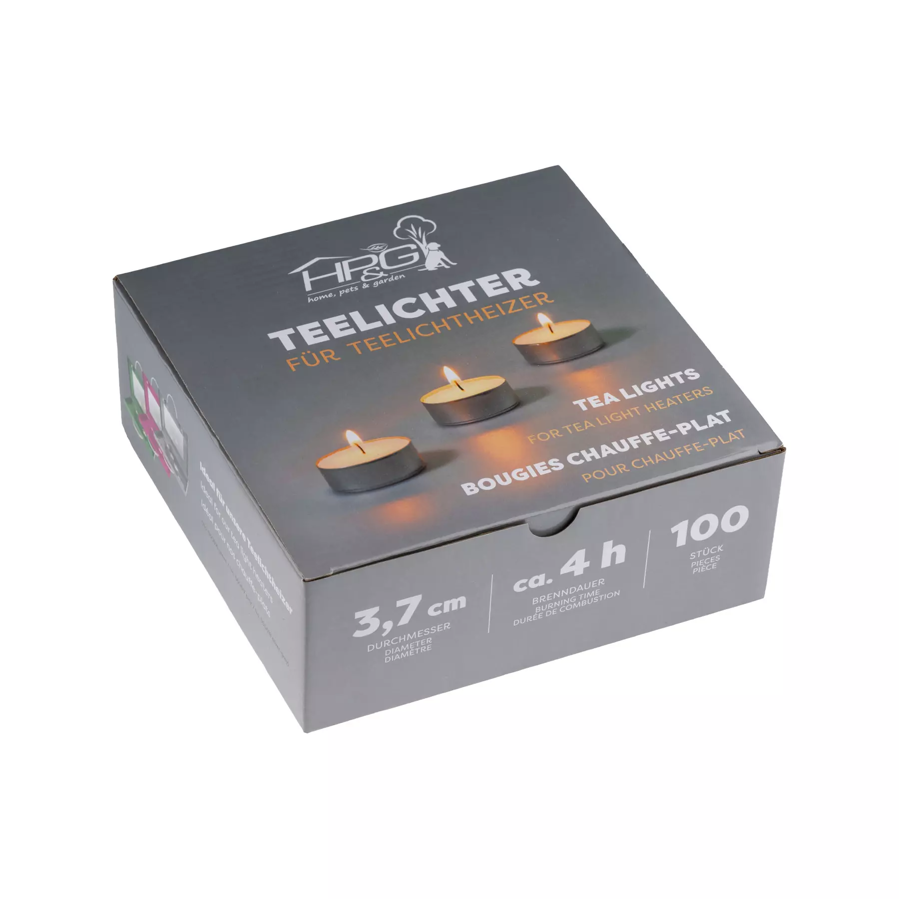 Paquet de 100 bougies chauffe-plat, image 2 sur 3