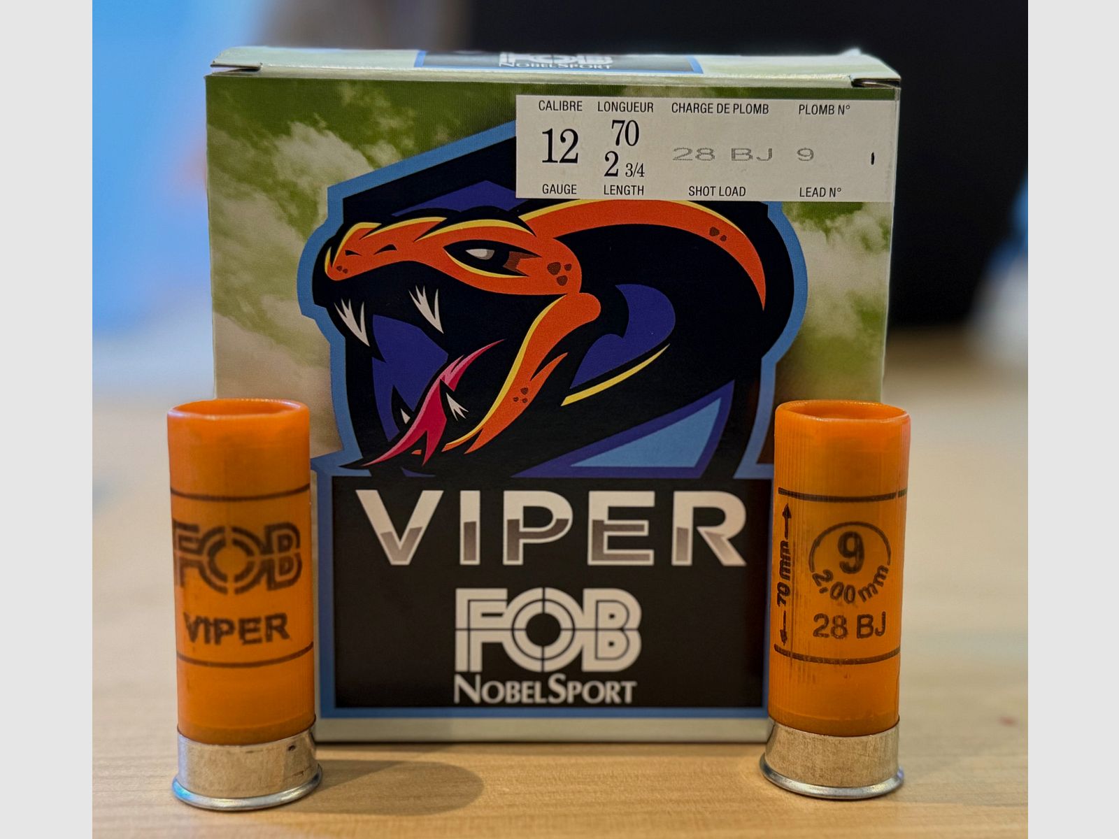 FOB Viper - 12/70 - 28g - Nr. 9 (2,0mm) - Blei