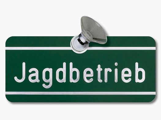Alu-Auto-Schild Jagdaufsicht und andere
