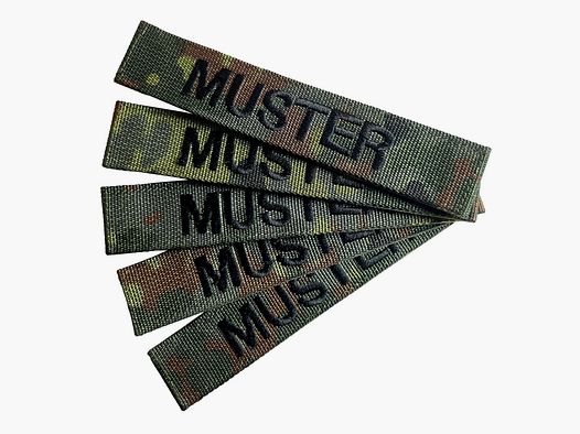 ASMC ASMC Namensbänder 5er Set Flecktarn