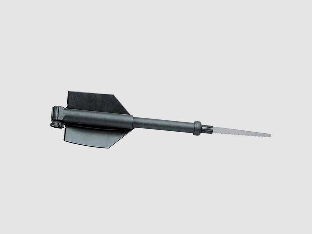 Feldspaten mit SĂ¤ge Glock GesamtlĂ¤nge 62 cm Gewicht 745 g inklusive Nylontasche