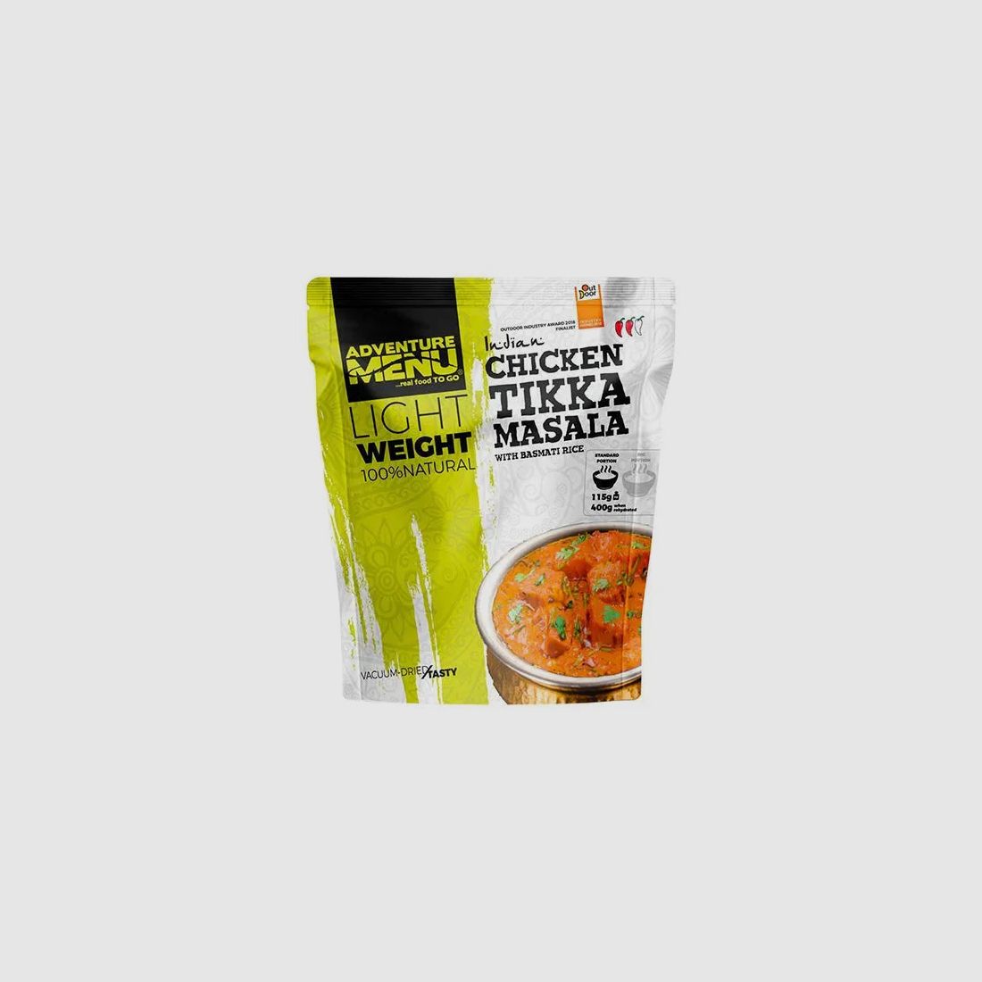 Adventure Menu Lightweight Hähnchen Tikka Masala mit Basmatireis