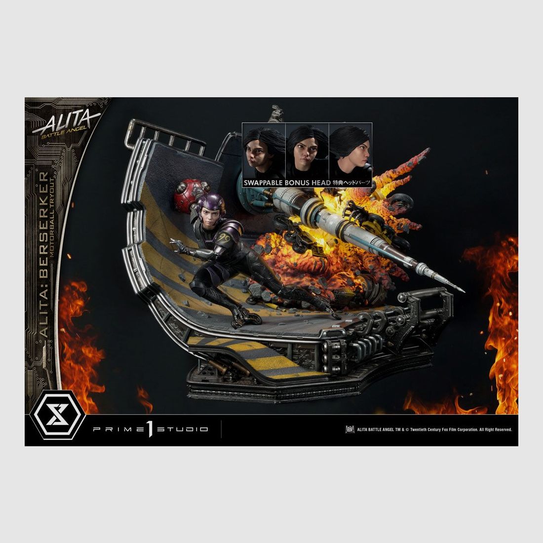 Alita: Battle Angel Statue 1/4 Alita Berserker Motorball Tryout Bonus Version 64 cm | 43075