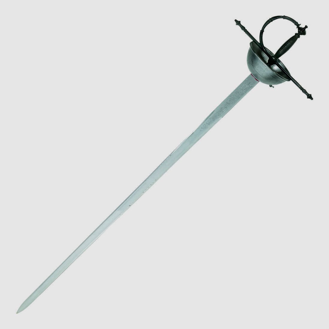 Épée à sonnerie avec cloche en forme de demi-sphère