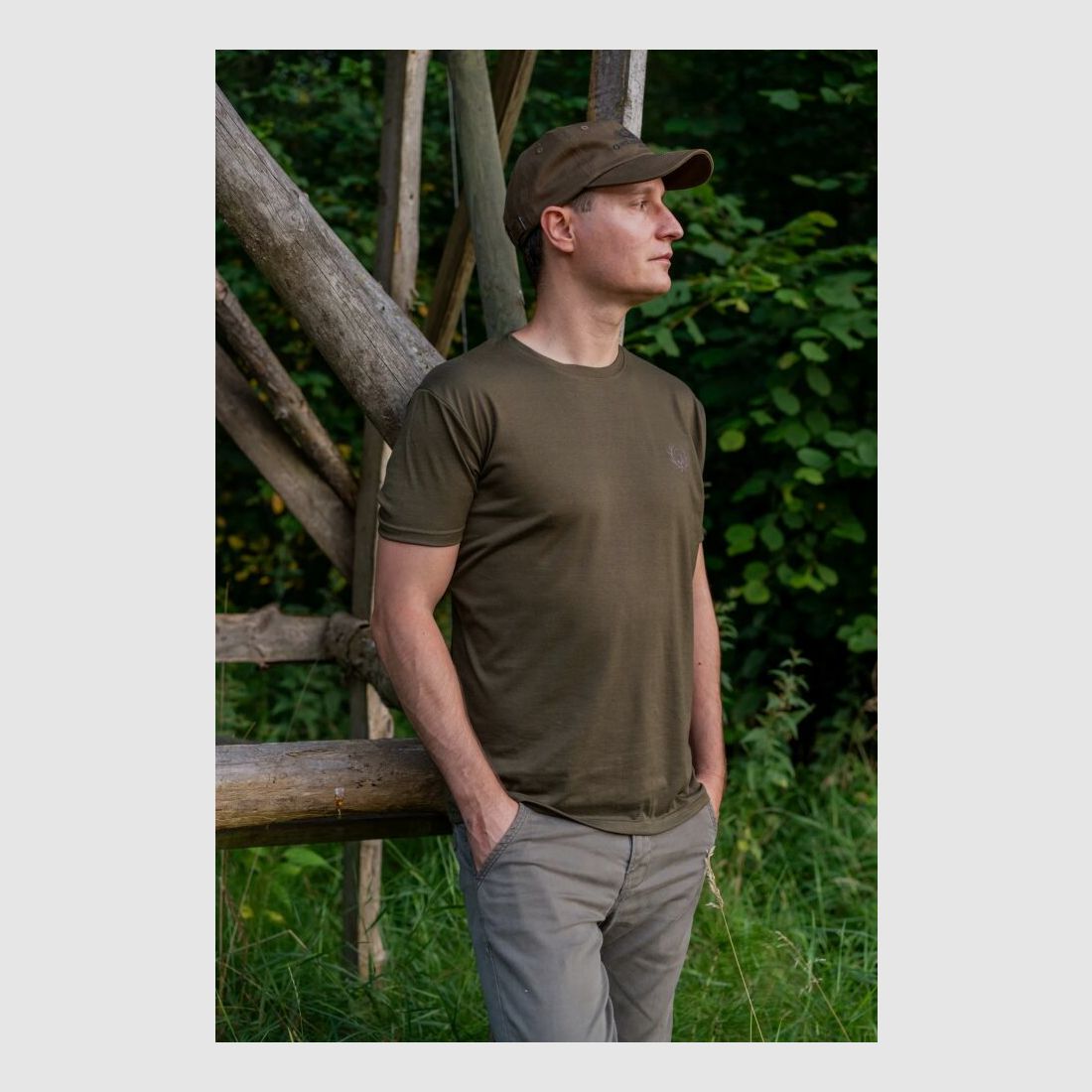 Ostermayer Jagd Merino T-Shirt Herren - 100% Merino