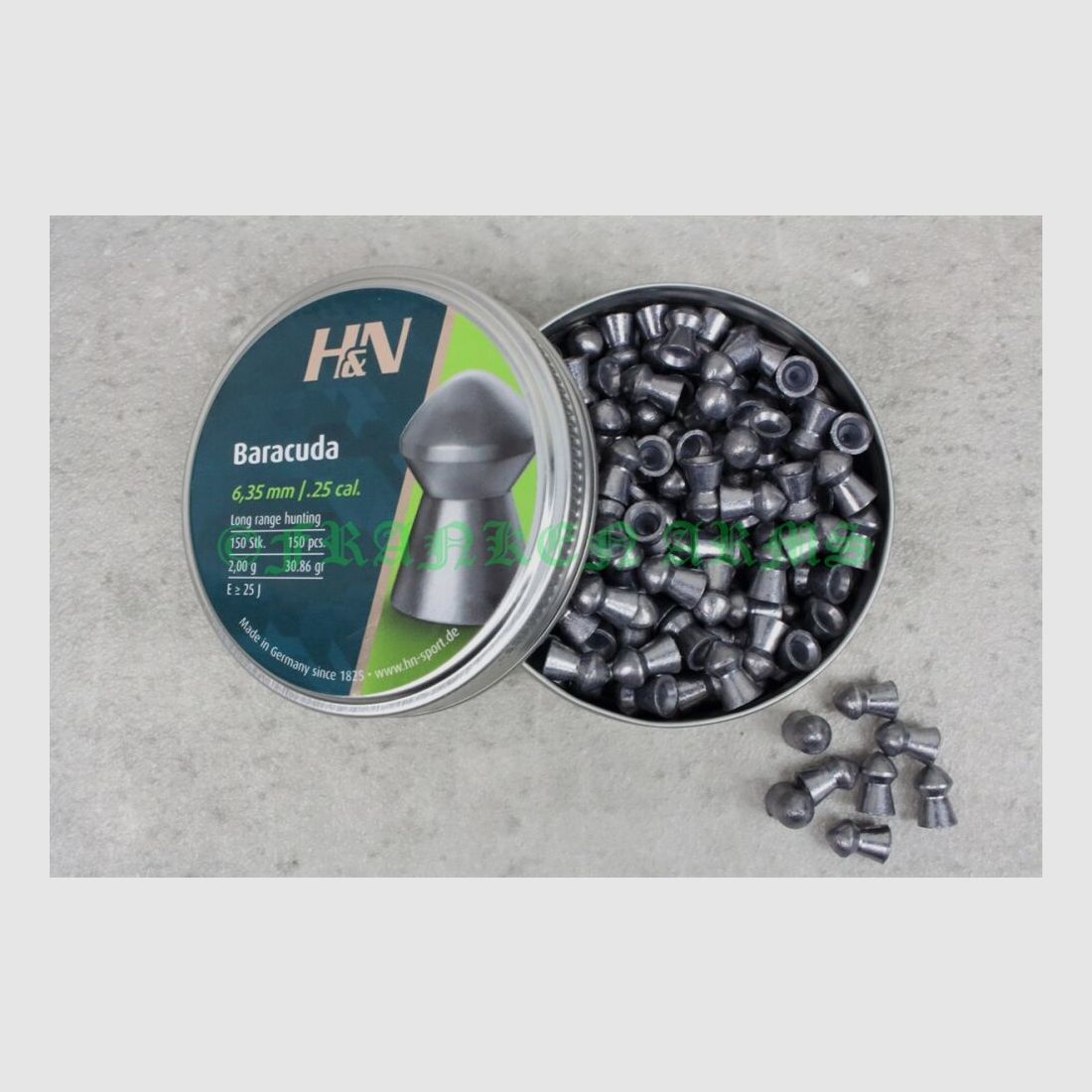 H&N Baracuda 6,35mm 150 Stück Staffelpreise