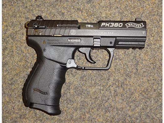 Gaspistool WALTHER "PK380" 9mmP.A.K. - Gloednieuw (Signaalpistool)