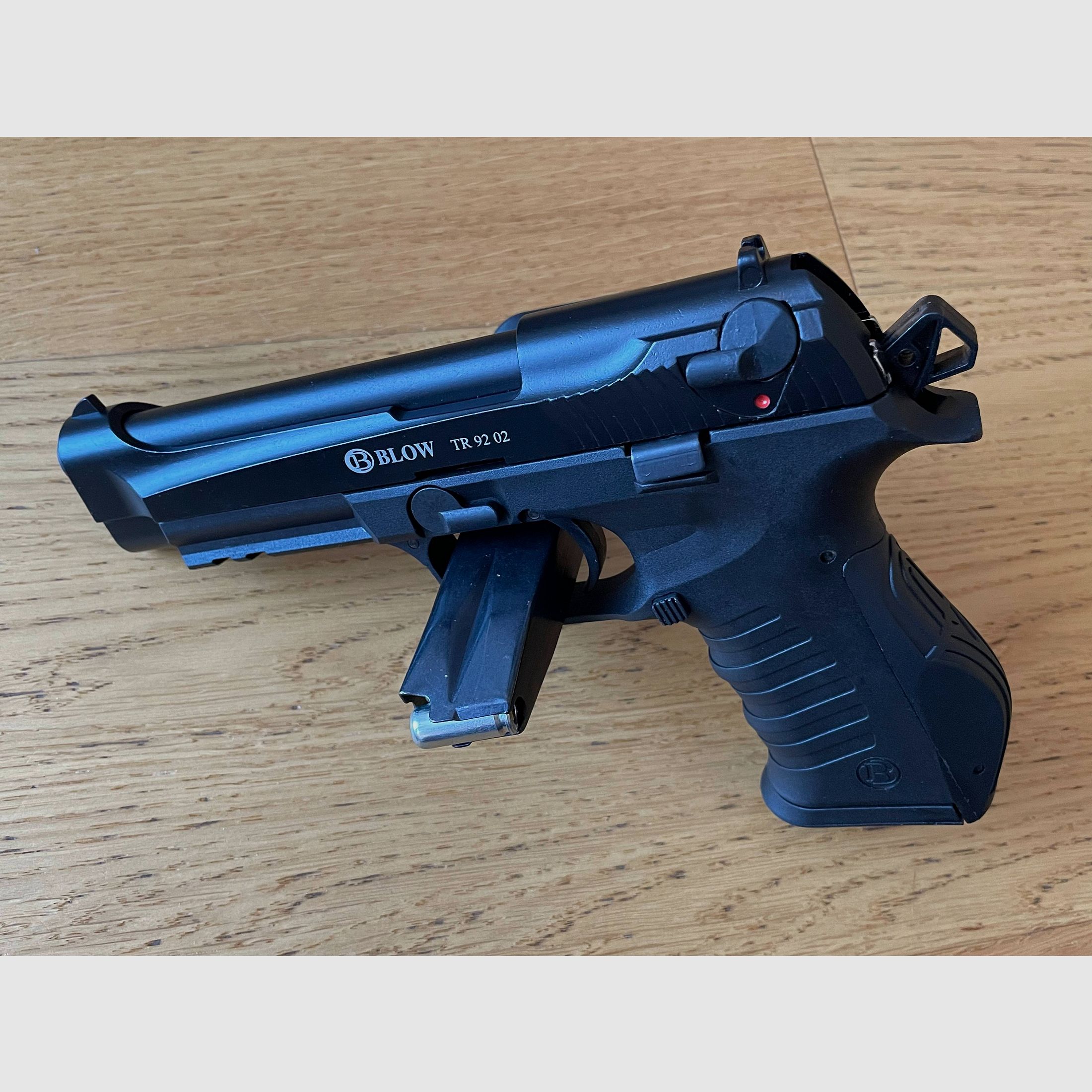 BLOW TR92-02 Black – 9 mm P.A.K. / Beretta M9A3 / M9A4 Style – Wysyłka na terenie całej UE / EU-Wide Shipping, zdjęcie 10 z 11