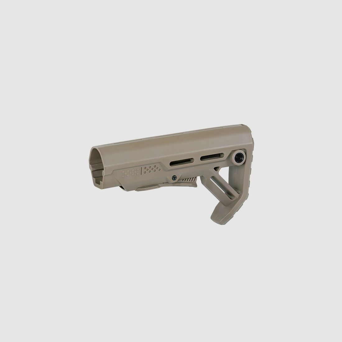 Shoulder support for M 4 / AR 15 models in Tan Type II