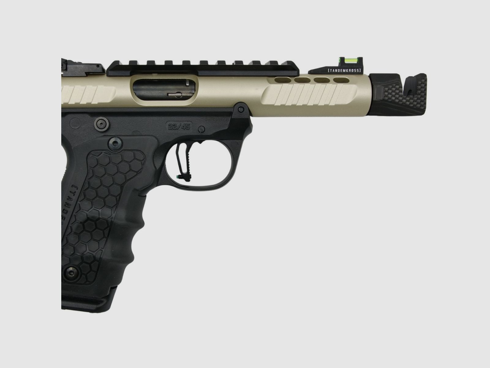 Ruger Mark IV 22/45 Lite Champagne Custom Racegun X Tandemkross (43955), imagen 6 de 15