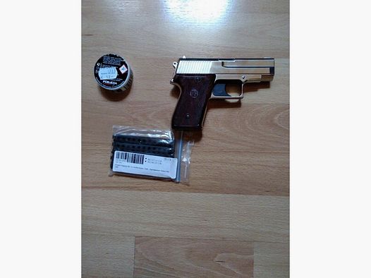 Gas- und Signalpistole Röhm RG300 vernickelt Kal. 6mm Platz