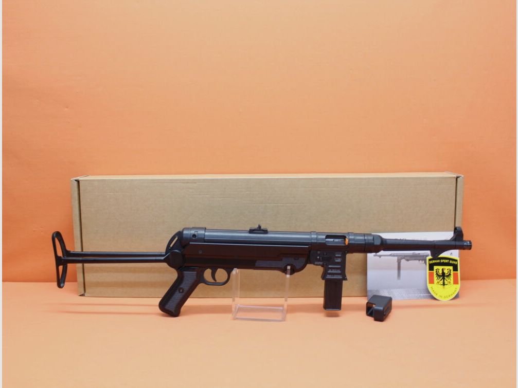 GSG German Sport Guns Ha.Büchse 9mmLuger German Sport Guns GSG-MP40 253mm loop/ klapstock (9mmPara/9x19), afbeelding 3 van 4