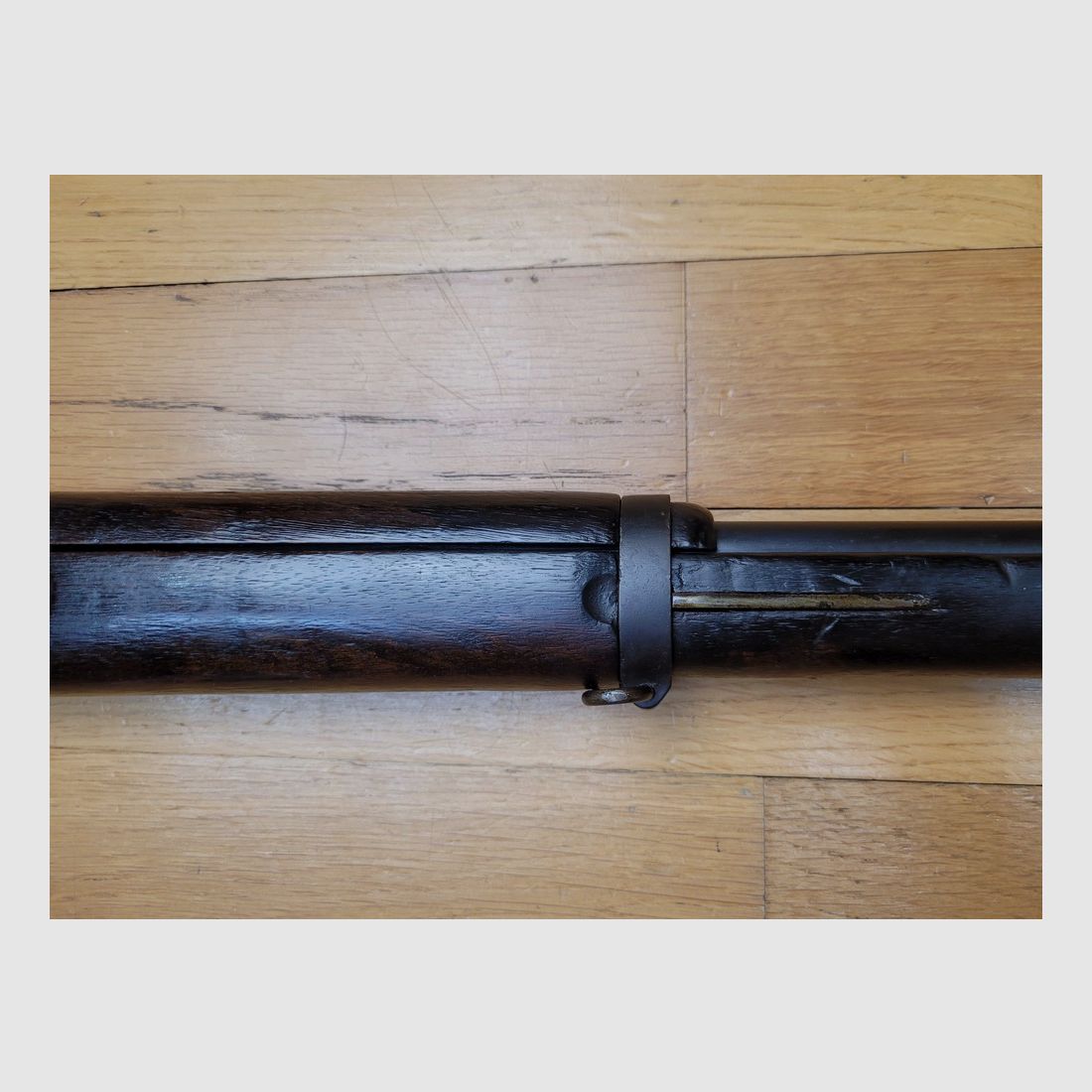 Sehr schönes japanisches Gewehr Arisaka Typ 38 – Originalkaliber 6,5×50 – Arsenal Nagoya 1939 – Thailand-Bestellung von 1940 – Originalbrünierung zu 99% – Mechanik und Lauf sehr gut – Schöne Markierungen – Bajonettanschluss – TBE ++, Bild 8 von 33