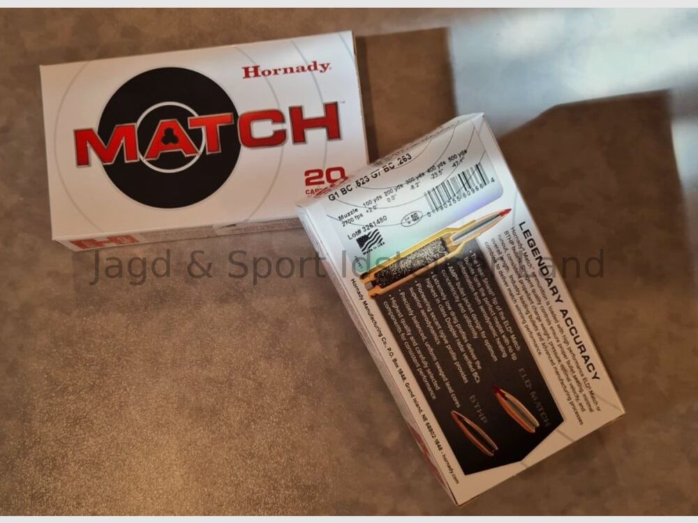 Hornady ELD-Match, 168grs, # 80966, image 1 of 3