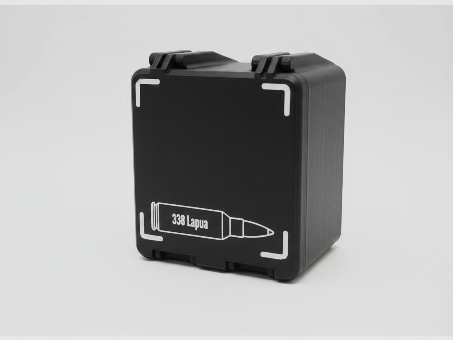 Filamelt Munitionsbox / 338 Lapua Magnum / 'Klapp- / Rastdeckel' / Patronenbox, Ammo Box