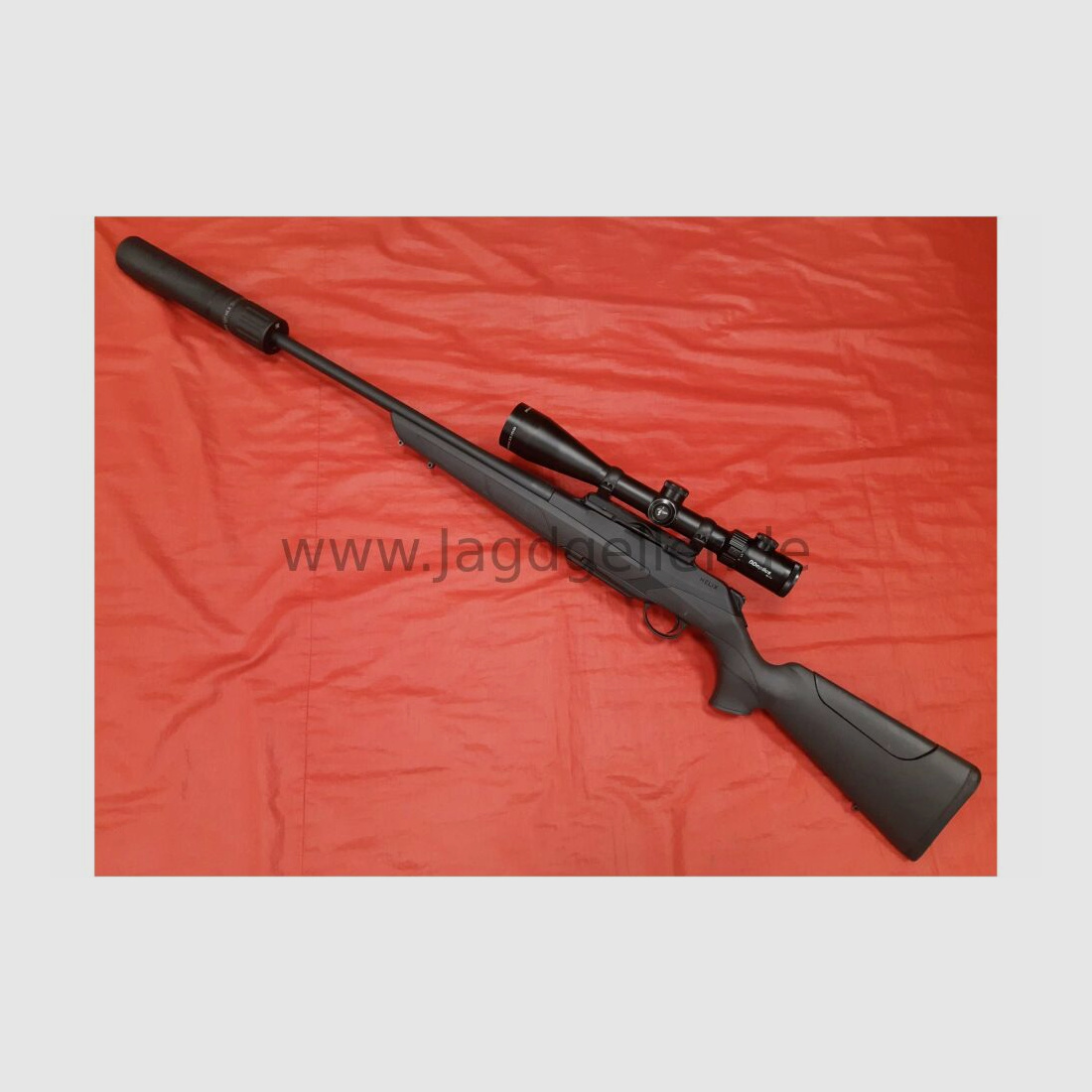 Merkel Helix Alpinist mit Schalldämpfer und DD-Optics 2,5-15x50 Zielfernroh 8x57JS