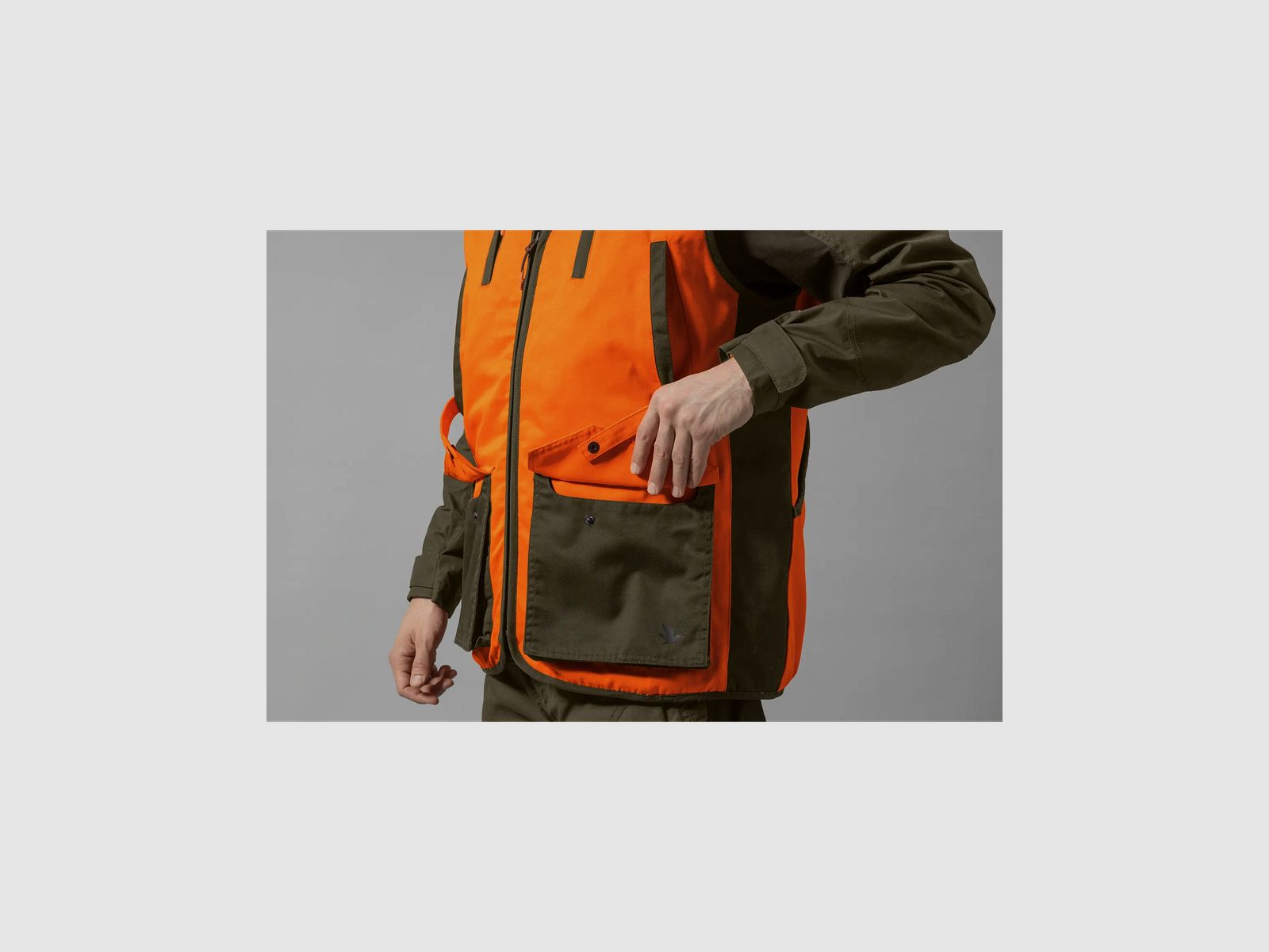 SEELAND TRAVO GILET HI-VIS ORANGE, image 4 sur 9