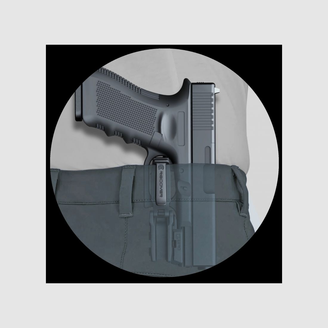 GZERO IWB MICRO GLOCK 43/43X/48 Links mit Federclip, Bild 4 von 11