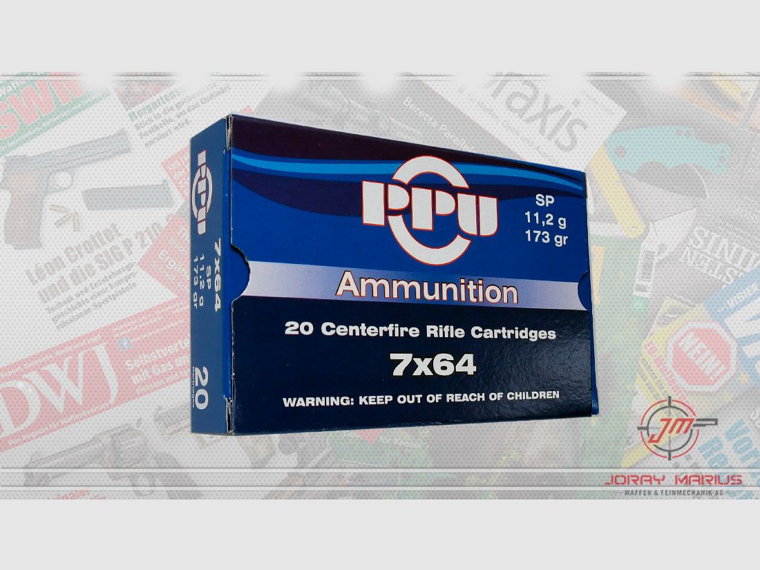 7×64 PRVI Partizan SP 11.2g 173gr SP