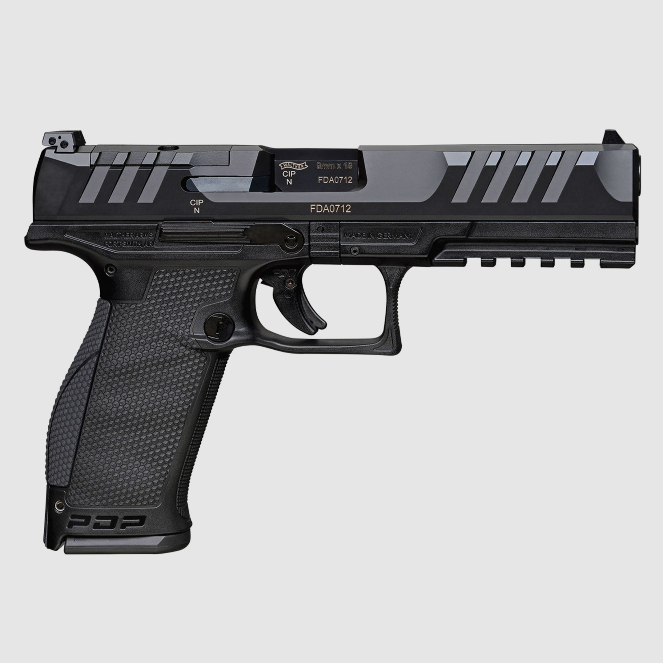 Gebrauchtwaffe WALTHER PDP FS 5.0´" 18R 9x19 OR INT Pistole 9mm Luger OHNE Burris Fast Fire IV